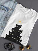 Christmas Cat Tree T-shirt -SmartPrintsInk Designs