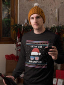 Let's Go Brandon! Christmas Sweatshirt -SmartPrintsInk Designs