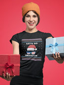 Let's Go Brandon! Christmas T-shirt -SmartPrintsInk Designs