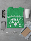 Merry Liftmas! T-shirt -SmartPrintsInk Designs