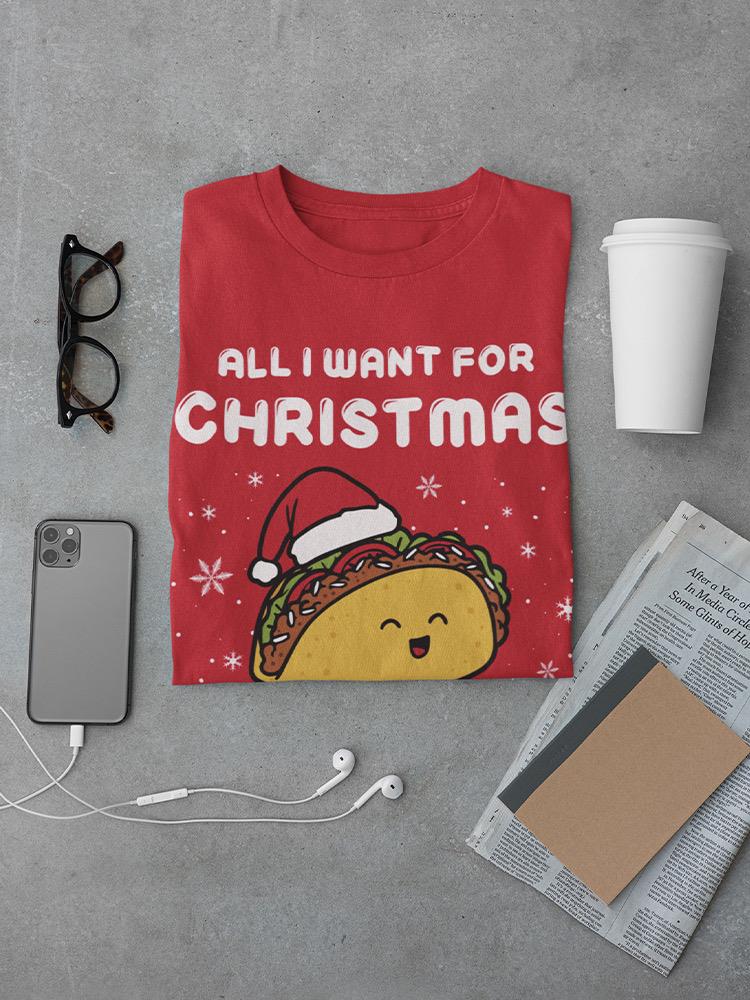 Tacos For Christmas T-shirt -SmartPrintsInk Designs