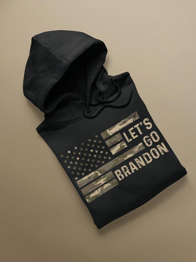 Let's Go Brandon Camouflage Hoodie -SmartPrintsInk Designs