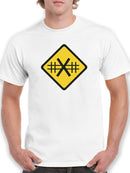 Warning Sign T-shirt -SmartPrintsInk Designs
