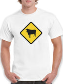 Cattle Crossing Warning T-shirt -SmartPrintsInk Designs