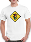 Traffic Light Warning T-shirt -SmartPrintsInk Designs