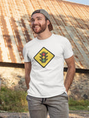 Traffic Light Warning T-shirt -SmartPrintsInk Designs