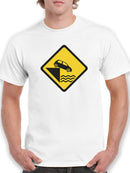 Hillside Ahead Warning T-shirt -SmartPrintsInk Designs