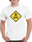 People Crossing Warning T-shirt -SmartPrintsInk Designs