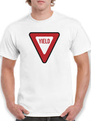 Yield Warning T-shirt -SmartPrintsInk Designs