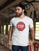 Stop Sign T-shirt -SmartPrintsInk Designs