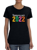Happy New Year 2022. T-shirt -SmartPrintsInk Designs
