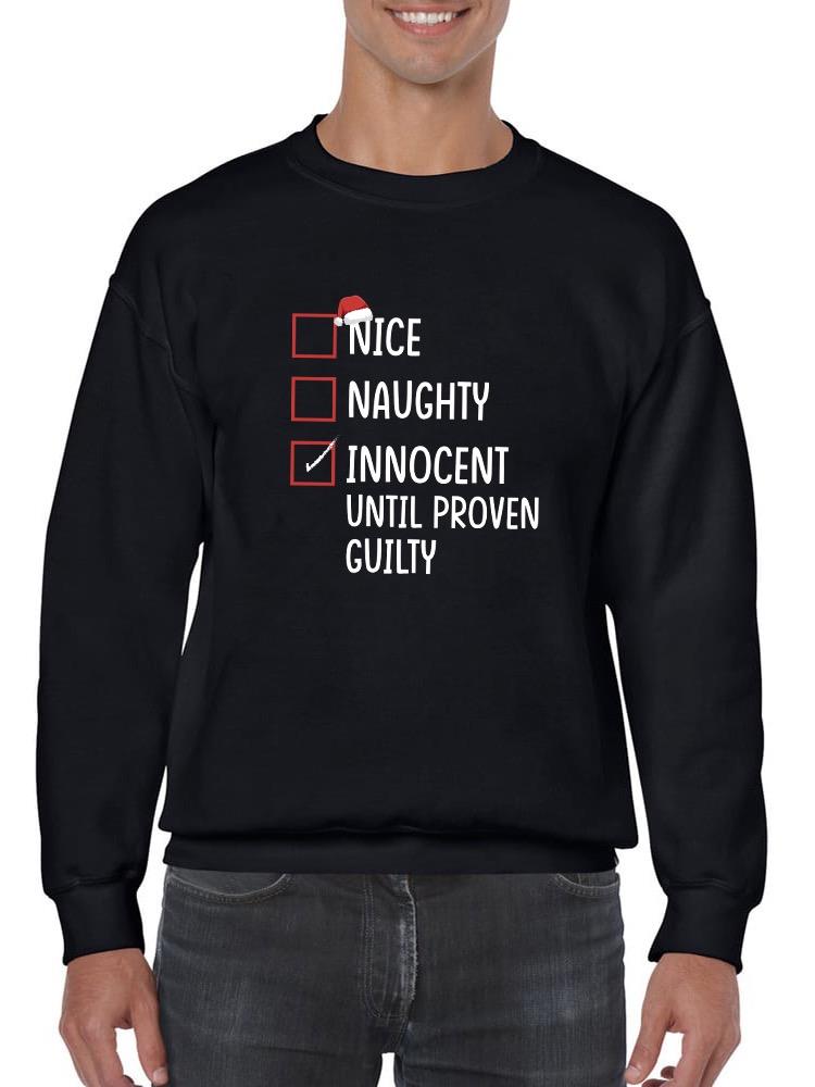 Christmas Innocent Sweatshirt -SmartPrintsInk Designs
