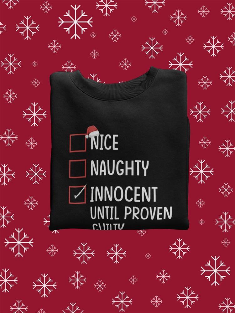 Christmas Innocent Sweatshirt -SmartPrintsInk Designs
