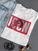 Icon Woman T-shirt -SmartPrintsInk Designs