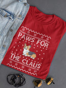 Paws For The Claus T-shirt -SmartPrintsInk Designs