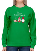 Merry Christmas Gnomes Sweatshirt -SmartPrintsInk Designs