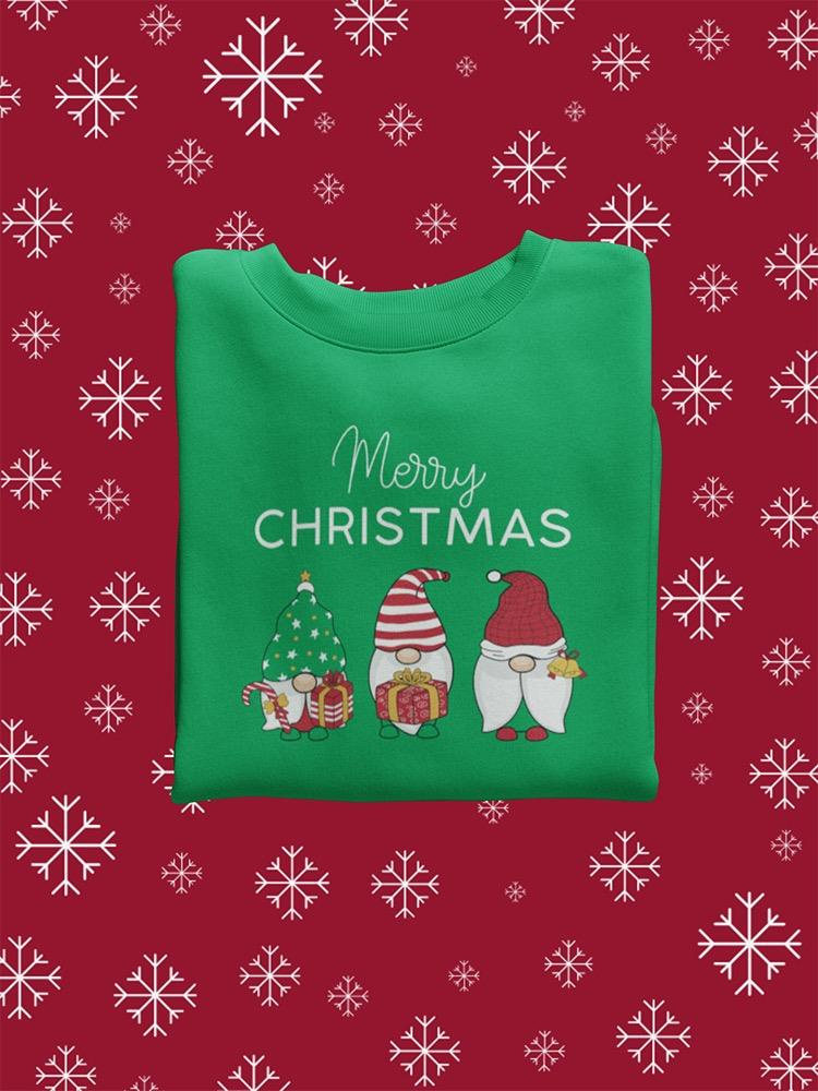 Merry Christmas Gnomes Sweatshirt -SmartPrintsInk Designs