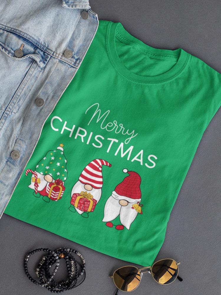 Merry Christmas Gnomes T-shirt -SmartPrintsInk Designs