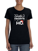 Santa's Favorite Ho T-shirt -SmartPrintsInk Designs