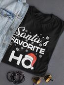 Santa's Favorite Ho T-shirt -SmartPrintsInk Designs