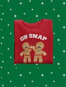 Oh Snap! Gingerbread Sweatshirt -SmartPrintsInk Designs