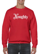 Nice, Jk I'm Naughty Too Sweatshirt -SmartPrintsInk Designs