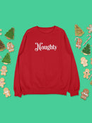 Nice, Jk I'm Naughty Too Sweatshirt -SmartPrintsInk Designs