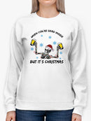 Christmas Dead Inside Sweatshirt -SmartPrintsInk Designs