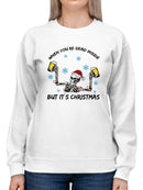 Christmas Dead Inside Sweatshirt -SmartPrintsInk Designs