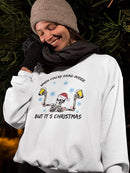Christmas Dead Inside Sweatshirt -SmartPrintsInk Designs