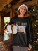 Funny Cat Sweatshirt -SmartPrintsInk Designs