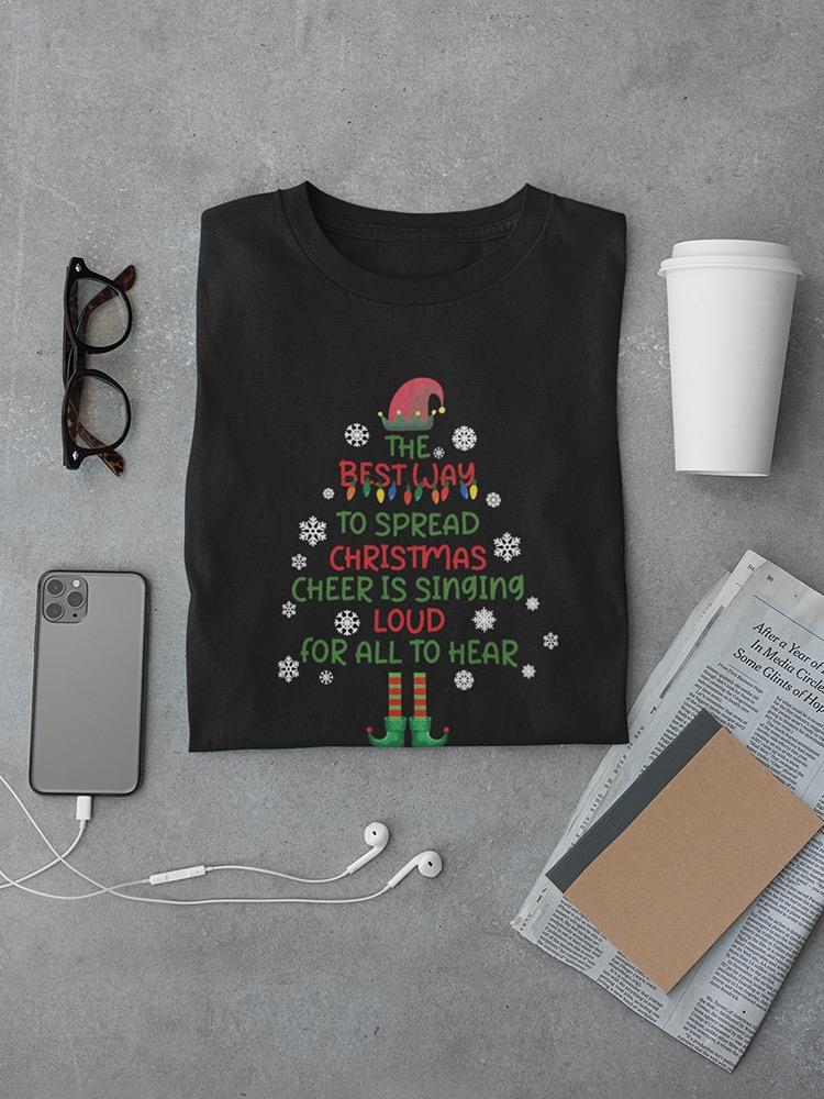 Christmas Singing Loud T-shirt -SmartPrintsInk Designs