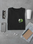 Alien Head And Cat T-shirt -SmartPrintsInk Designs