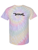 Proud Quote Tie Dye Tee -SmartPrintsInk Designs
