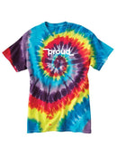 Quote Proud Tie Dye Tee -SmartPrintsInk Designs