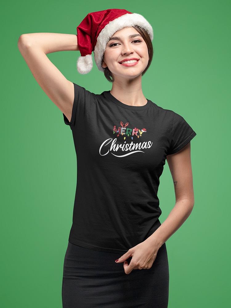 Merry Christmas T-shirt -SmartPrintsInk Designs