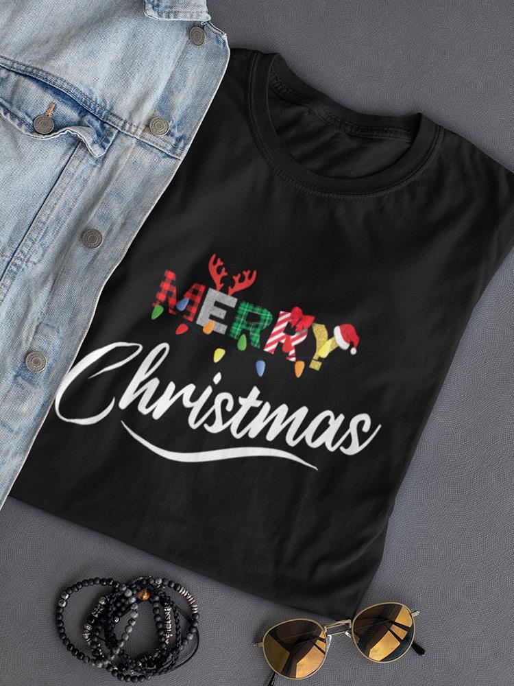 Merry Christmas T-shirt -SmartPrintsInk Designs
