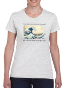 Wave Off Kanagawa T-shirt -SmartPrintsInk Designs