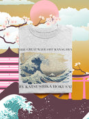 Wave Off Kanagawa T-shirt -SmartPrintsInk Designs