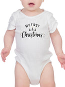 Frist Christmas Bodysuit -SmartPrintsInk Designs