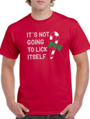 Candy Cane Lick Itself T-shirt -SmartPrintsInk Designs