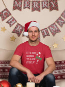 Candy Cane Lick Itself T-shirt -SmartPrintsInk Designs