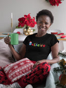 Believe Christmas T-shirt -SmartPrintsInk Designs