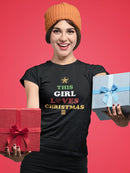 This Girl Loves Christmas T-shirt -SmartPrintsInk Designs