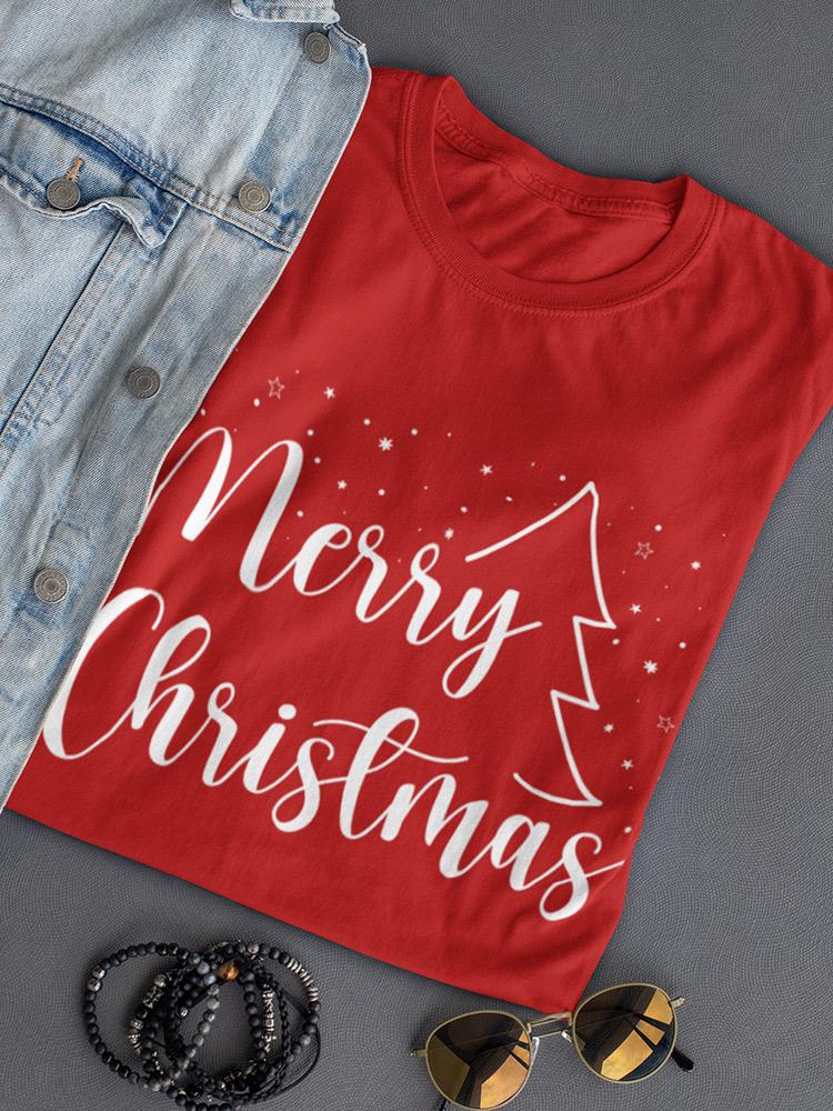 Merry Christmas! Tree T-shirt -SmartPrintsInk Designs