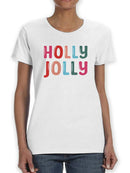 Holly Jolly T-shirt -SmartPrintsInk Designs