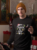 My Sister Did It Santa Sweatshirt -SmartPrintsInk Designs