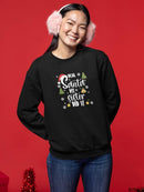 My Sister Did It Santa Sweatshirt -SmartPrintsInk Designs