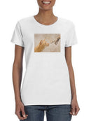 Cat And Hand T-shirt -SmartPrintsInk Designs