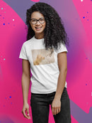 Cat And Hand T-shirt -SmartPrintsInk Designs